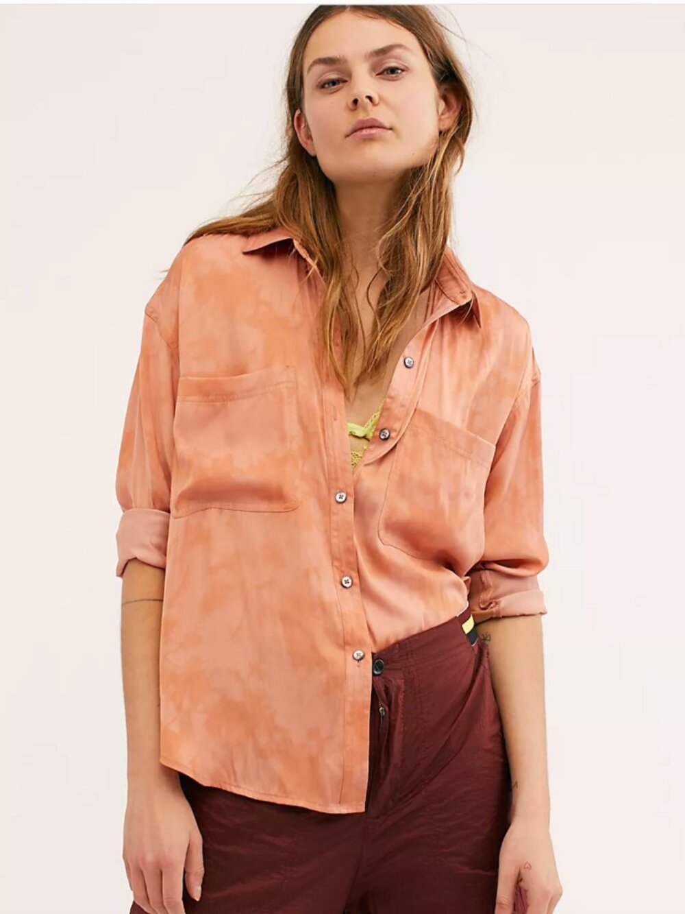 WE THE FREE COLOR OF THE VALLEY BUTTON DOWN SHIRT